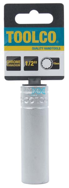 Socket Tube 15mm 1/2 Inch Drive 76mm 12 Point