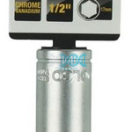 Socket Tube 17mm 1/2 Inch Drive 76mm Long