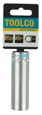 Socket Tube 17mm 1/2 Inch Drive 76mm Long