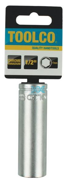 Socket Tube 17mm 1/2 Inch Drive 76mm Long