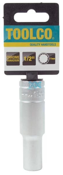Socket Tube 11mm 1/2 Inch Drive 76mm 12 Point