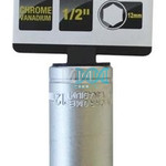 Socket Tube 12mm 1/2 Inch Drive 76mm Long