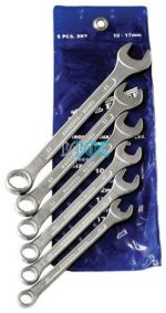6 Piece 8-17 Ch Van Combination Spanner Se
