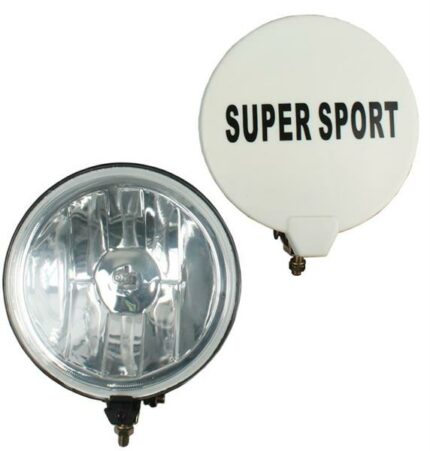 Clear Round Spotlights Set With Cover, Plastic Housing 165mm