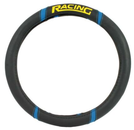 Steering Cover Racing Black/Blue