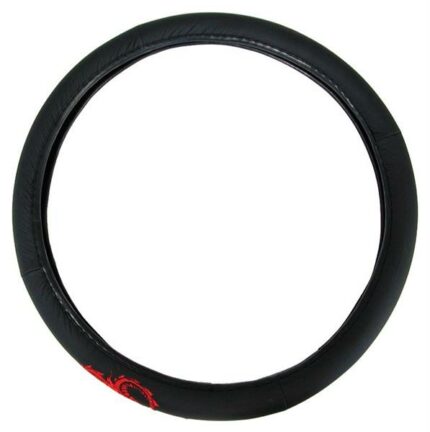 Steering Wheel Cover With Dragon Black