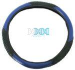 Blue Vinyl Steering Wheel Cover