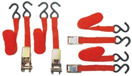 DISCONTINUED - Straps 4 Piece D/Blister 2 Cam/2 Ratched