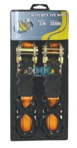 Ratchet Tie Down 2 Piece 5Mx25mm 1500