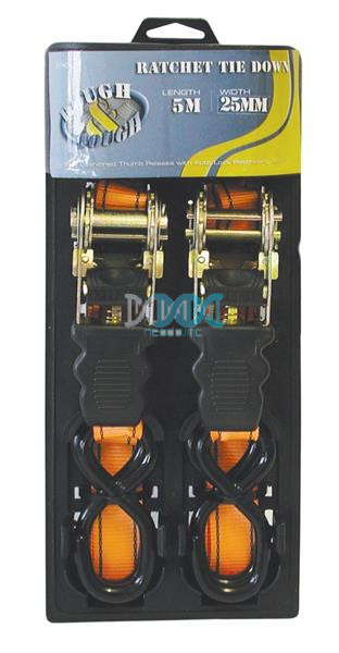 Ratchet Tie Down 2 Piece 5Mx25mm 1500