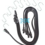 4 Piece Rubber Baggage Strap