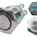 Switch Push-On White With Proof Metal Ip66