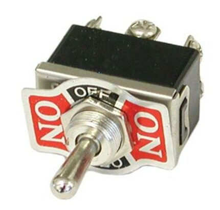 Toggle Switch (On)-Off-(On) With Return