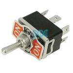 Toggle Switch (On)-Off-(On)With Return