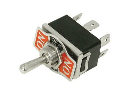 Toggle Switch (On)-Off-(On)With Return