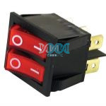 Rocker Switch Double Red