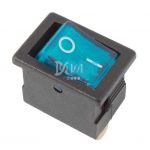 Rocker Switch Blue Mini On-Off 12V