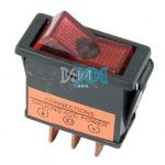 Rocker Switch Red Illuminated