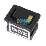 Rocker Switch Mini Amber Led 12V