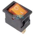 Rocker Switch Amber Mini On-Off 12V