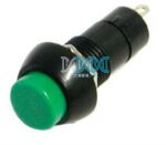 Button Switch Round Green