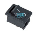 Rocker Switch Black On-Off 2P