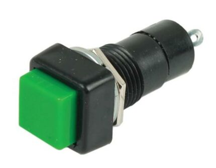 Button Switch Square Red