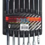 Ratchet Spanner Set7 Piece Chrome Vanadium