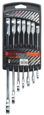 Ratchet Spanner Set7 Piece Chrome Vanadium