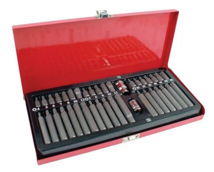 40 Piece Bit Set In Metal Case