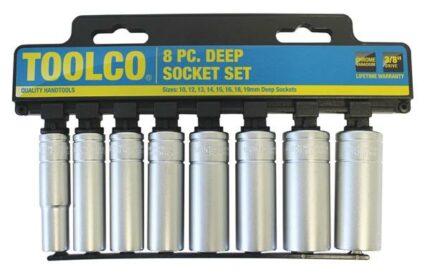 Tube Sockets 8 Piece 3/8Dr.6Pt