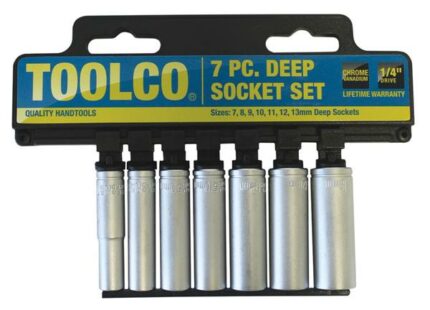 Tube Sockets7 Piece 1/4Dr.6Pt