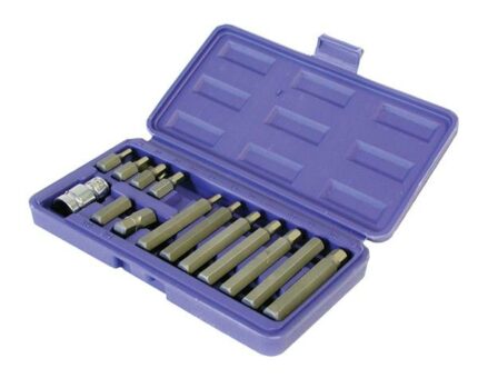 DISCONTINUED - 15 Piece Hex (1/2) Bits Set