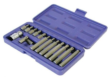 15 Piece Torx (1/2) Bits Set