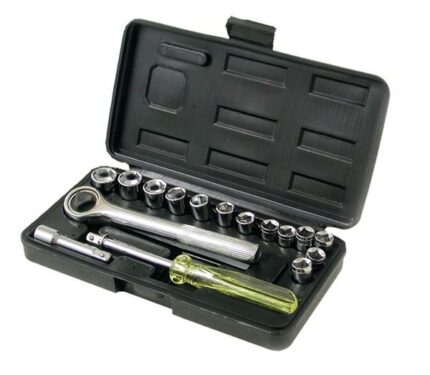 17 Piece 1/4 Drive Socket Set