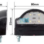 Number Plate Lamp Led 6 Piece 10-30V