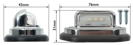 Number Plate Lamp Led 12V