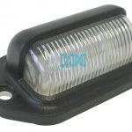 Number Plate Lamp Led 12V Black