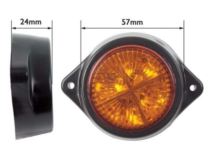 Led Marker Lamp Amber 4Led 10-30V