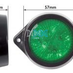 Led Marker Lamp Green 4Led 10-30V