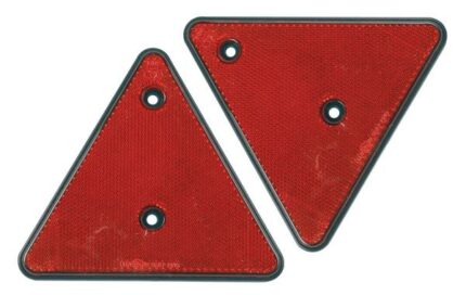 Reflector Red Set 150mm Tri-Angle E4