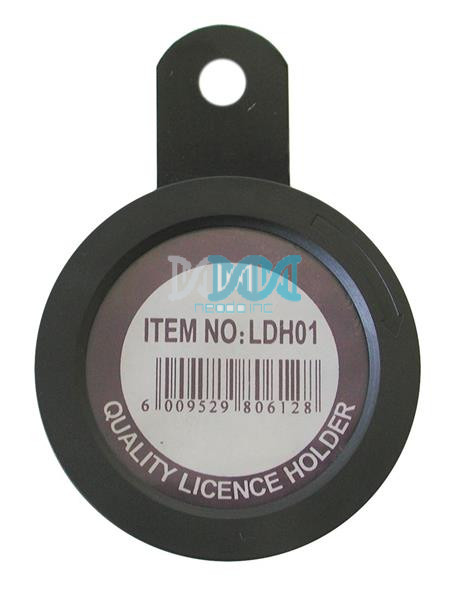 NEO-06937 Licence Disc Holder Plastic Black