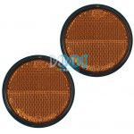 Reflector Amber Set 60mm Round E4