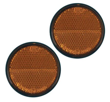 Reflector Amber Set 60mm Round E4
