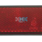 Reflector Red Sq.95X38mm Will