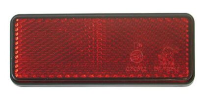 Reflector Red Sq.95X38mm Will