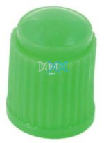 100 Green Valve Caps