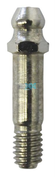 DISCONTINUED - Straight Long Grease Nipple - Size: 6mm