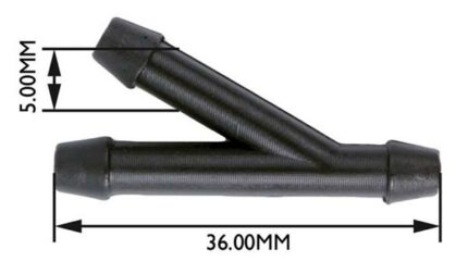 Water Y-Piece 5mm(10)