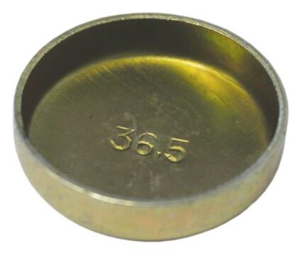 Zinc Plated Welch Plug - Size: 36.5mm